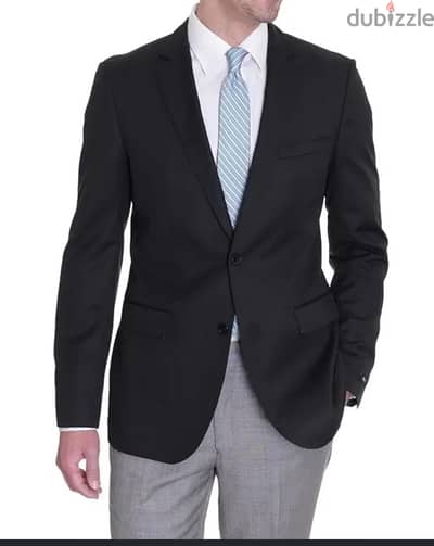 Hugo Boss The James2 Slim Fit-Black Two Button Wool Blazer Size 50