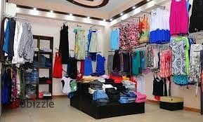 كود1325 محل للبيع السريع مع النادى 58 م