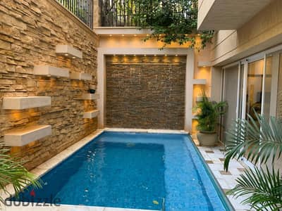 Luxurious fully furnished apartment for rent with a private swimming pool