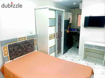 استوديو سنجل مفروش بالحى الاول6اكتوبر