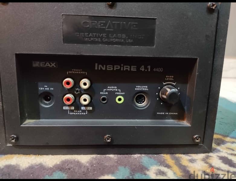Subwoofer creative 4 speakers 1