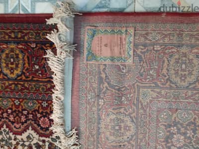 سجاده كاشان سوبر جديده صوف خالص100فى100 صناعه يدوى