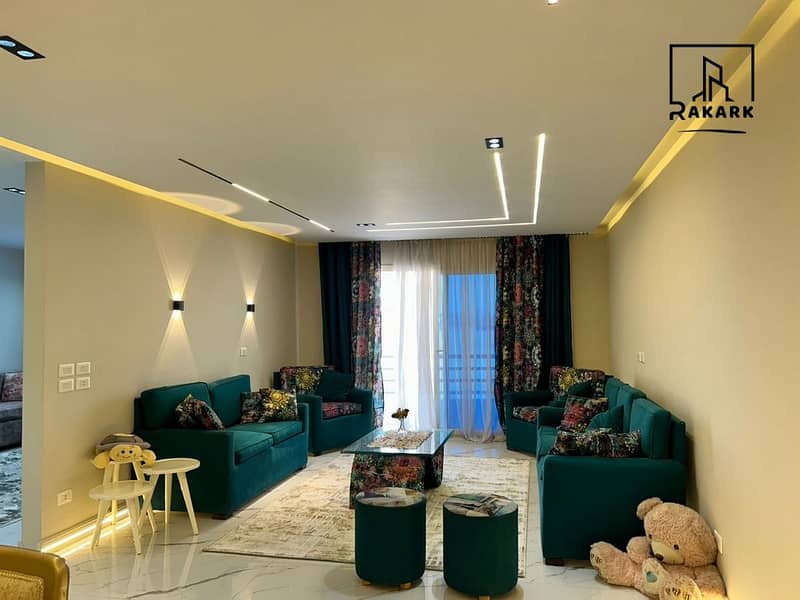 2 Bedrooms 160 sq.M Apartment for rent 45,000 EGP in New Nozha, Cairo