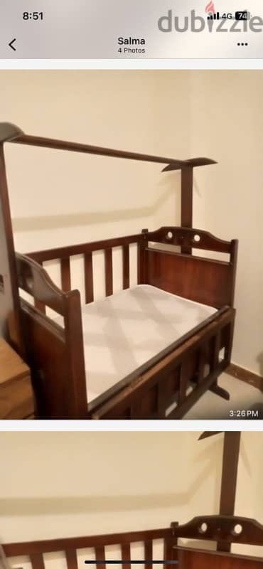 Baby bed like new 1