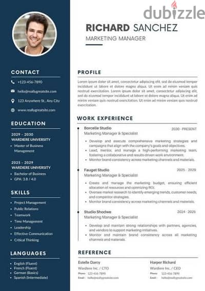 اعمل CV احترافي يلفت نظر الشركات ويبرز خبراتك بنظام ATS