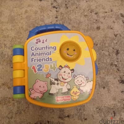 لعبة كتاب الارقام من fisher price