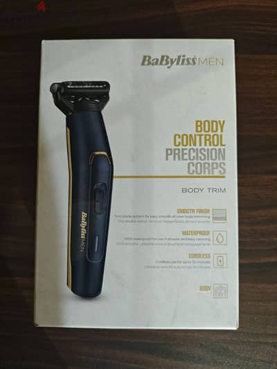 BaByliss Hair Trimmer for Men, Black - BG120E