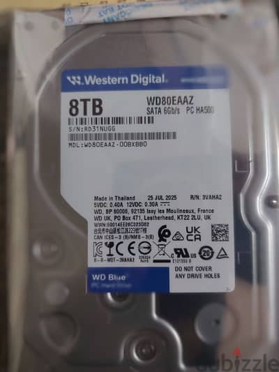WD HDD 8TB
