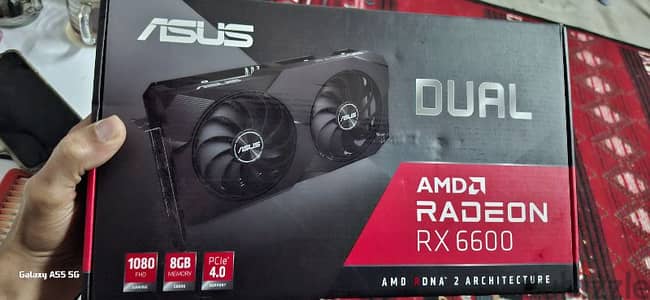 كارت شاشه اسوس RX6600 8gb