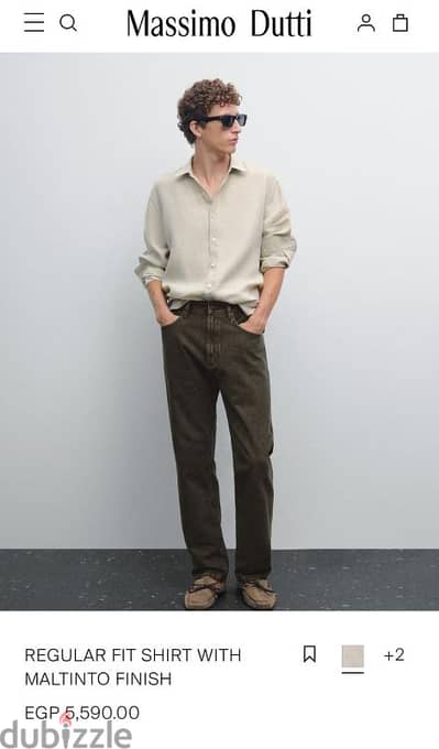 Massimo dutti 100% linen shirt
