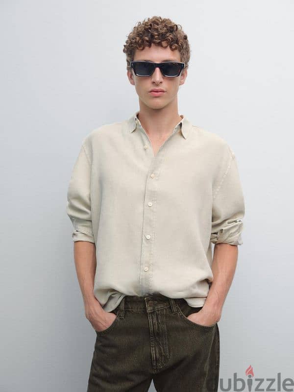 Massimo dutti 100% linen shirt 4