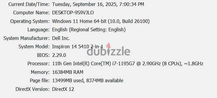 Laptop Dell Inspiron 14 5410 2-in-1 6