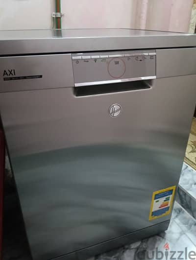 غسالة اطباق هوفر Hoover Axi سيلفر - مقاس 16 فرد