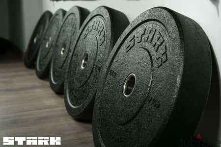 Bumper plates stark fitness 45 lbs- طارات اوزان مطاط من ستارك