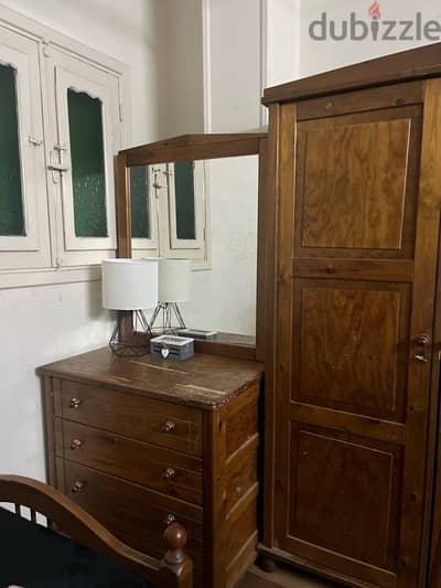 wooden dressing table