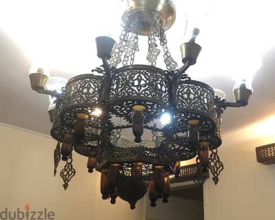 Antique Islamic Chandelier-Copper made