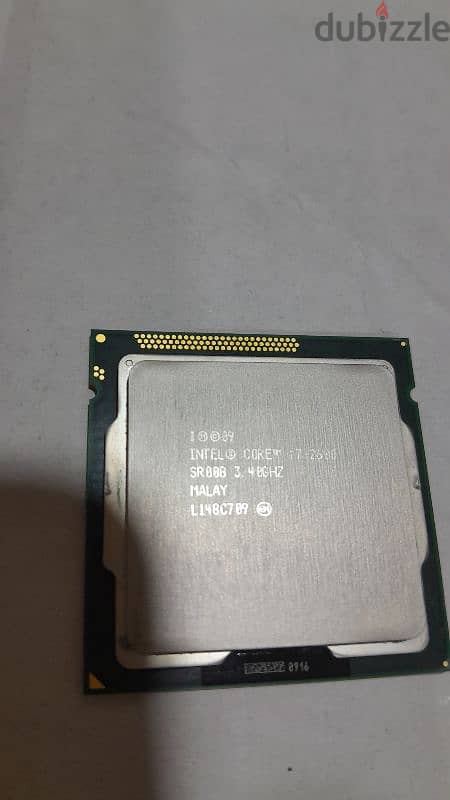 cpu intel core i7 2600 3.4 GHz 1