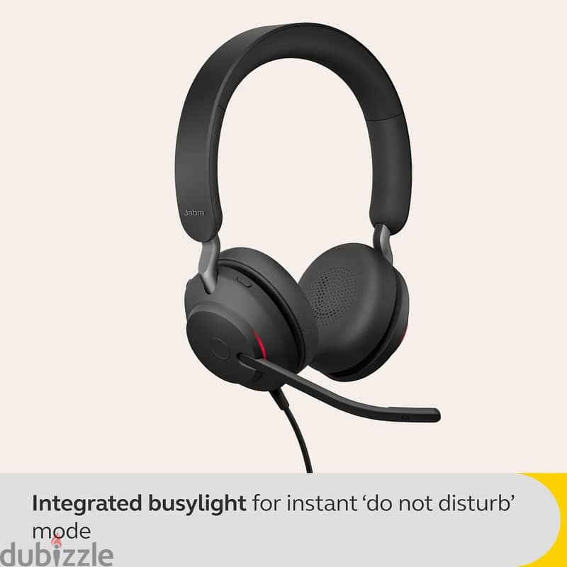 سماعة Jabra Evolve2 40 SE ستيريو سلكية بخاصية إلغاء الضوضاء 2