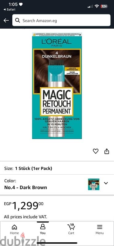loreal hair magic retouch