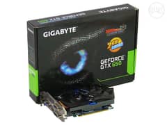 Gigabyte NVIDIA GeForce GTX 650 2G GDDR5