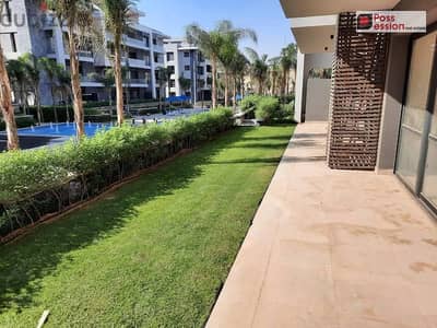 Finished Apartment with Garden for sale in LaVista Vida New Cairo in sixth Settlement next to Zed East Hyde Park, Hassan Allam near Mostakbal City