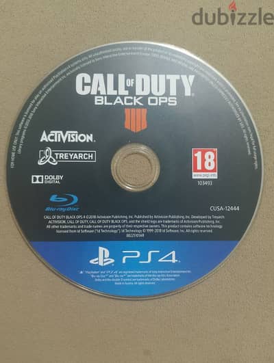 اسطوانه لعبه Call of Duty: Black Ops 4 (بلايستيشن 4 – PS4).