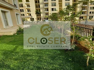 apartment 168m with a private garden in the heart of New Cairo, with the longest payment plan and no interest.