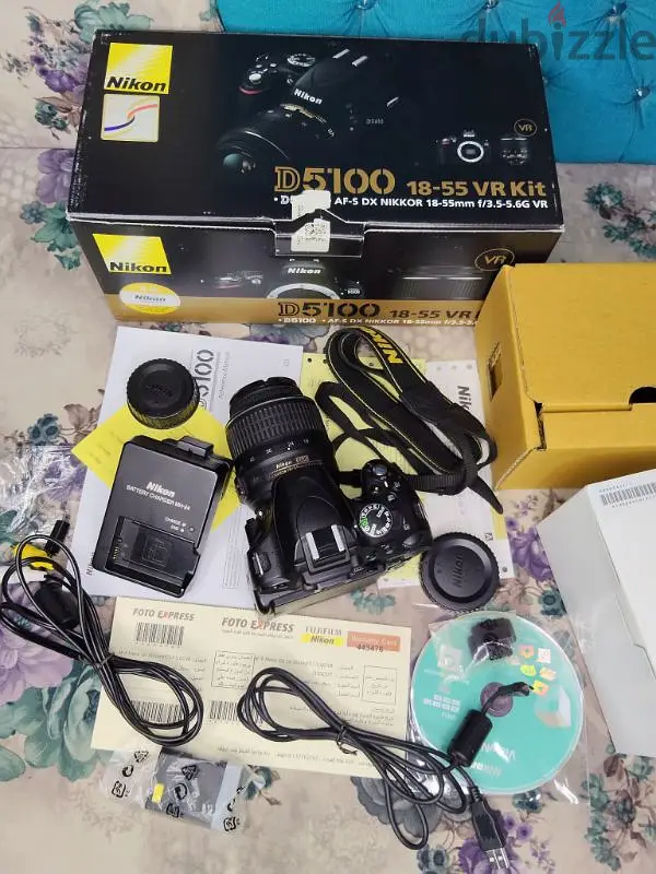كاميرا نيكون D5100 كسر زيرو64960082131843123
