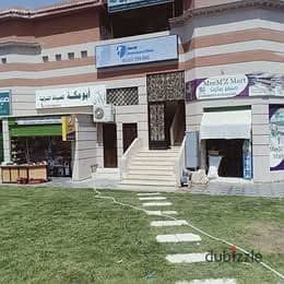 for rent 6-square-meter shop with a large private area in front of it