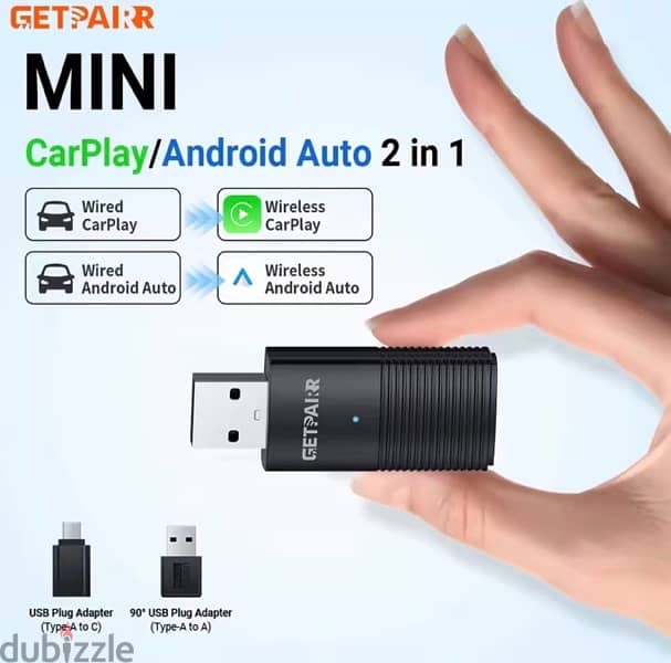Getpair apple carplay and android auto 1