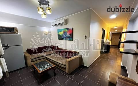 Fully Furnished Chalet with Appliances & Air Conditioners – Sea View – For Sale in Porto South Beach, Ain Sokhna (Immediate Delivery)