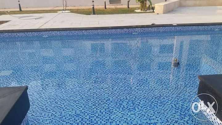 موزايك بلاط حمام السباحه glass mosaic tiles for swimming pool Swimmin 2