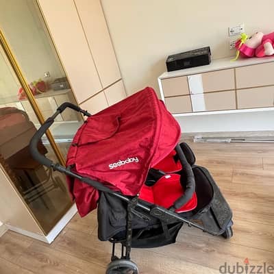 twin stroller seebaby