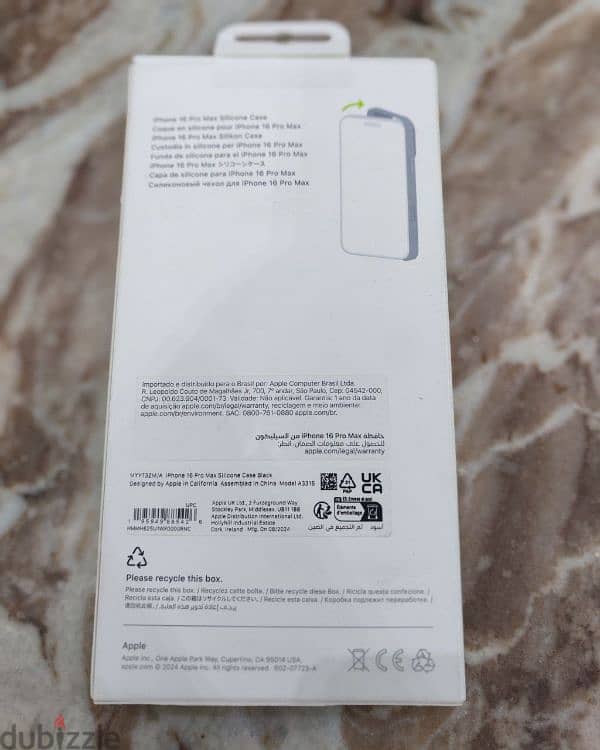 Original Apple Iphone 16 pro max silicone Case 1