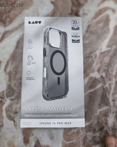 iphone 16 pro max Crystal Matter case with magsafe