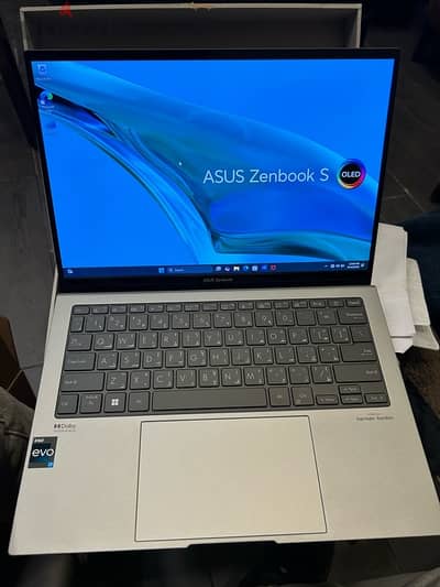 Asus zenbook oled s13 core i7 13th with box and invoice like new