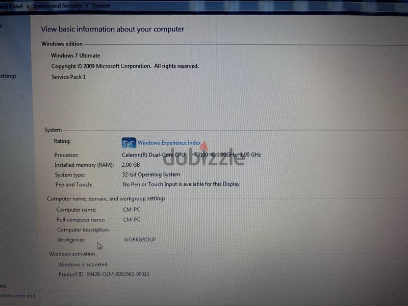 لابتوب hp 620 2