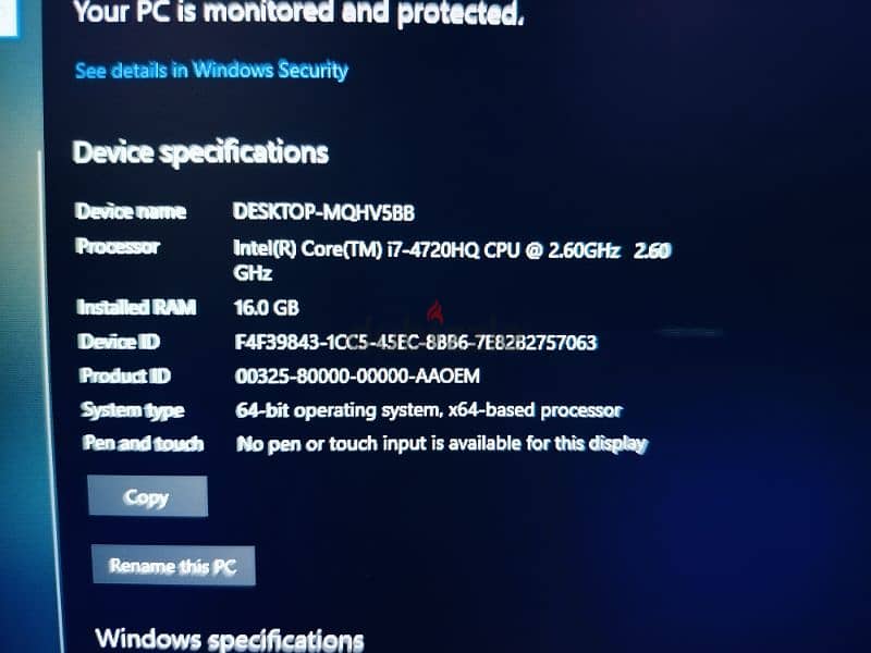 Gaming laptop Lenovo 2