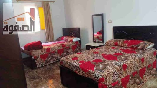 Furnished apartment for rent Zahraa Al-Maadi Italian neighborhood distinguished and upscale location close to Carrefour and Saada Street