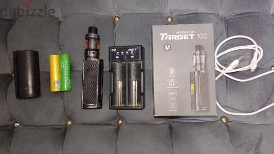 للبيع vape target 100 كسر زيرو بكل مشتملاتها
