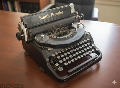 ​تحفة نادرةآلة كاتبة أنتيك Smith Premier  قطعة ديكور ومقتنيات كلاسيكية