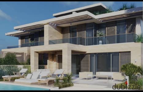من المالك مباشر فيلا twin house مميزه للبيع في South med صف أول أمام Marine (أقل من سعر الشركة ب 16 مليون)