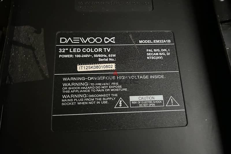 Daewoo Tv 32* 2