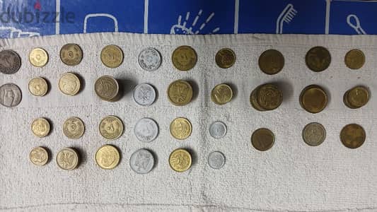 مجموعة من العملات المصرية القديمة نحاس او المونيوم