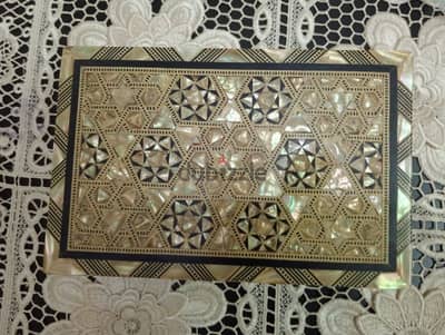 علبه مجوهرات صدف طبيعى