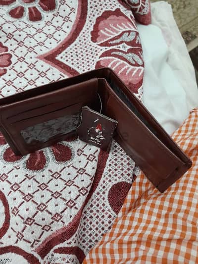 محفظة جلد طبيعى بنى ماركة روديو