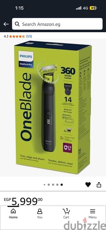 PHILIPS OneBlade Pro 360