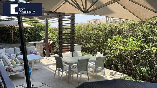 Apartment With Garden For Sale in New Cairo Fully Finished Ready To Move