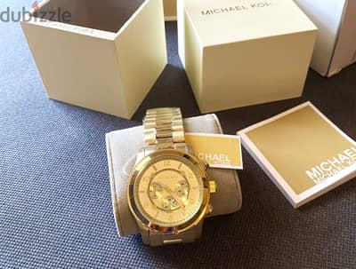 Authentic ( Michael Kors ) Gold Stainless Steel Men Watch