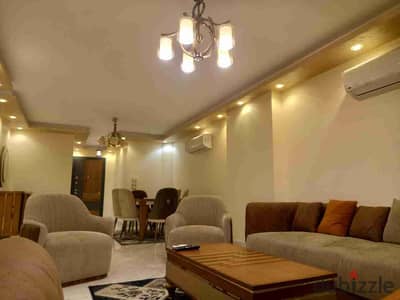For rent, a luxury hotel apartment - 3 rooms next to Genena Mall in a modern tower